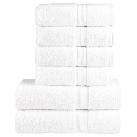 Ensemble de serviettes de qualité supérieure SOLUND 6 pcs blanc 