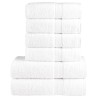 Ensemble de serviettes de qualité supérieure SOLUND 6 pcs blanc 