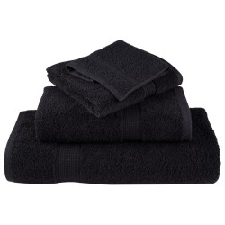 Ensemble de serviettes de qualité supérieure SOLUND 6 pcs noir 