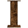 Supports de haut-parleurs 2 pcs chêne fumé bois d'ingénierie 