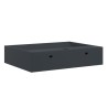 Vasque 60x38x11 cm fonte minérale/marbre anthracite 