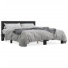 Cadre de lit sans matelas noir 160x200 cm 