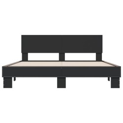 Cadre de lit sans matelas noir 160x200 cm 