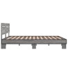 Cadre de lit sans matelas sonoma gris 160x200 cm 