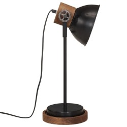 Lampe de bureau 25 W noir 17x17x50 cm E27 