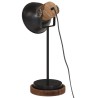 Lampe de bureau 25 W noir 17x17x50 cm E27 