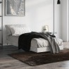 Cadre de lit sans matelas gris béton 75x190 cm 