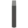 Pieds de table basse en U, 2 pièces, anthracite, 50 x (30-31) cm, acier 