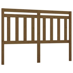 Tête de lit Marron miel 166x4x100 cm Bois massif de pin 