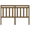 Tête de lit Marron miel 166x4x100 cm Bois massif de pin 