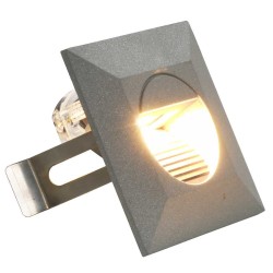 Appliques murales LED d'extérieur 6 pcs 5 W Argenté Carré 