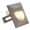 Appliques murales LED d'extérieur 6 pcs 5 W Argenté Carré 