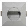 Appliques murales LED d'extérieur 6 pcs 5 W Argenté Carré 