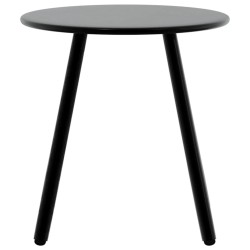 Lot de 3 Chaise de jardin noir et jaune résine tressée 