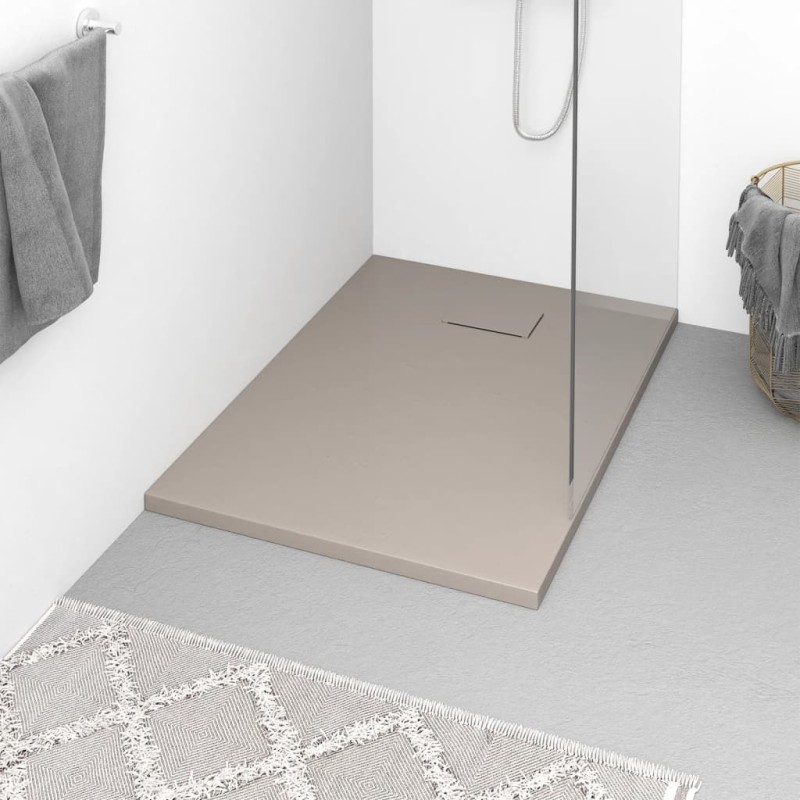 Receveur de douche SMC Marron 100x70 cm 