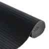 Cloison de séparation noir 165x800 cm bambou 
