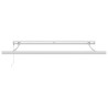 Auvent rétractable anthracite/blanc 3x2,5 m tissu et aluminium 