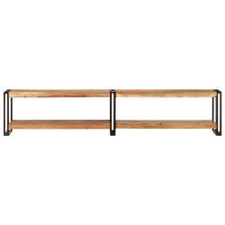 Meuble TV 200x30x40 cm bois d'acacia massif 