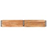 Meuble TV 200x30x40 cm bois d'acacia massif 