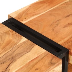 Meuble TV 200x30x40 cm bois d'acacia massif 