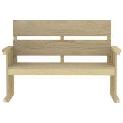 Ensemble à manger de jardin 3 pcs Bois de pin imprégné 