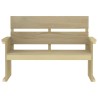 Ensemble à manger de jardin 3 pcs Bois de pin imprégné 