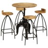 Meuble de bar 5 pcs Bois massif de manguier 