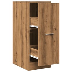 Armoire d'apothicaire chêne artisanal bois d'ingénierie 