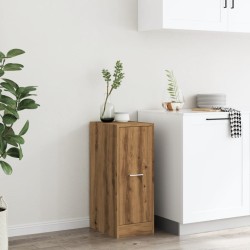 Armoire d'apothicaire chêne artisanal bois d'ingénierie 