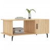 Table basse chêne sonoma 90x50x40 cm bois d'ingénierie 