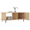 Table basse chêne sonoma 90x50x40 cm bois d'ingénierie 