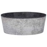 Lavabo Noir Ø40x15 cm Marbre 
