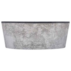Lavabo Noir Ø40x15 cm Marbre 