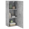 Meuble TV mural gris béton 40,5x30x102 cm bois d'ingénierie 