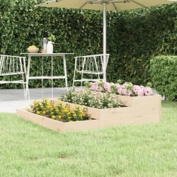 Jardinière 107x107x27 cm Bois massif de pin 