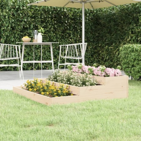 Jardinière 107x107x27 cm Bois massif de pin 