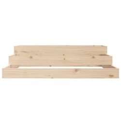 Jardinière 107x107x27 cm Bois massif de pin 