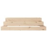 Jardinière 107x107x27 cm Bois massif de pin 