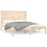 Cadre de lit sans matelas 140x200 cm bois massif 