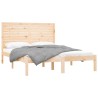 Cadre de lit sans matelas 140x200 cm bois massif 