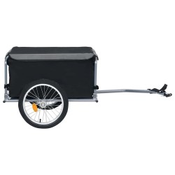 Remorque de vélo noir et gris 65 kg 