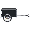 Remorque de vélo noir et gris 65 kg 