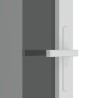 Porte intérieure 93x201,5 cm Blanc Verre ESG et aluminium 
