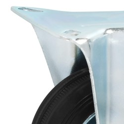 8 pcs Roulettes fixes 100 mm 