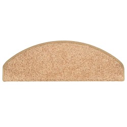 Tapis d'escalier 30 pcs doré 65x21x4 cm 