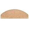 Tapis d'escalier 30 pcs doré 65x21x4 cm 