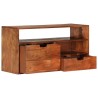 Meuble TV 80x30x42 cm Bois d'acacia massif 