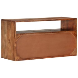 Meuble TV 80x30x42 cm Bois d'acacia massif 