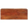 Meuble TV 80x30x42 cm Bois d'acacia massif 