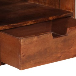 Meuble TV 80x30x42 cm Bois d'acacia massif 